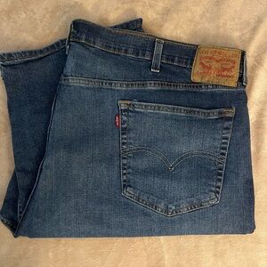 Men’s Levi’s 50” waist blue jeans